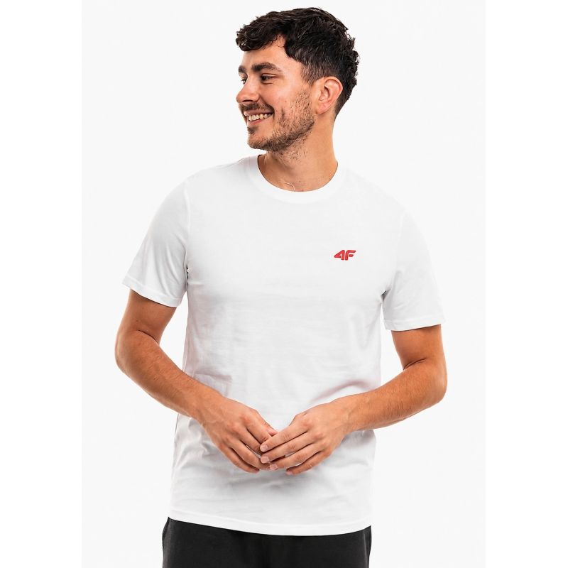 Men's cotton T-shirt 4F 4FWSS26TTSHM4484-10S 4f