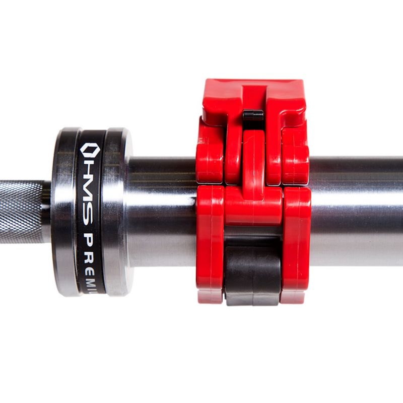 Olympic bar 20 kg / 2200 mm with lock jaw clamps HMS GO685 In preparation Your Sports Performance