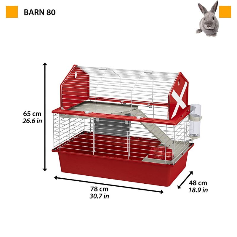 FERPLAST Barn 80 - cage for guinea pigs and rabbits Dla małych zwierząt/Klatki Your Sports Performance