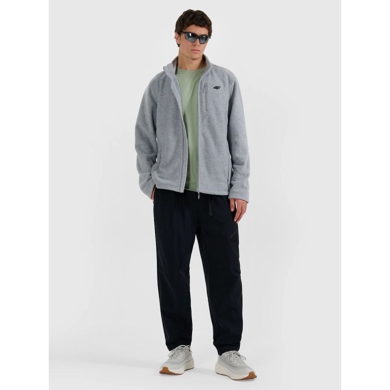 Men’s Regular-Fit Fleece Jacket with Stand-Up Collar 4F 4FRMM00TFLEM435-27M