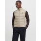 Jack&Jones men's vest JJEBRADLEY LIGHT BODYWARMER COLLAR NOO 12280973 CROCKERY In preparation Your Sports Performance