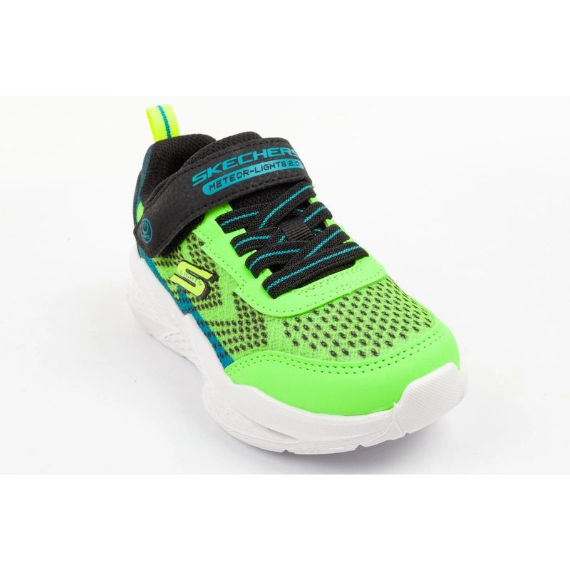 Skechers Meteor-Lights LED Children's Sports Shoes for Boys with Velcro