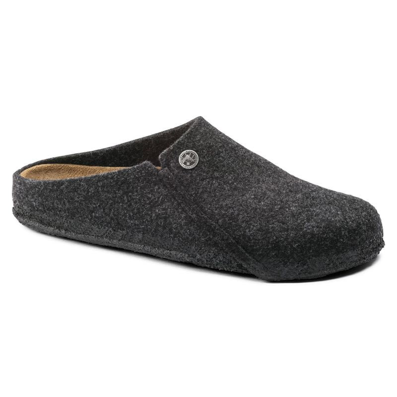 Birkenstock Zermatt Cozy Home Anthracite Wool Felt Slippers Regular Wide (1014938) Footwear Your Sports Performance