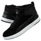 Puma men's Rebound Street black insulated ankle boots