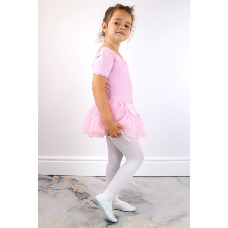 Leather ballet shoes with white elastic bands Jr Nazo Footwear/Lifestyle Your Sports Performance