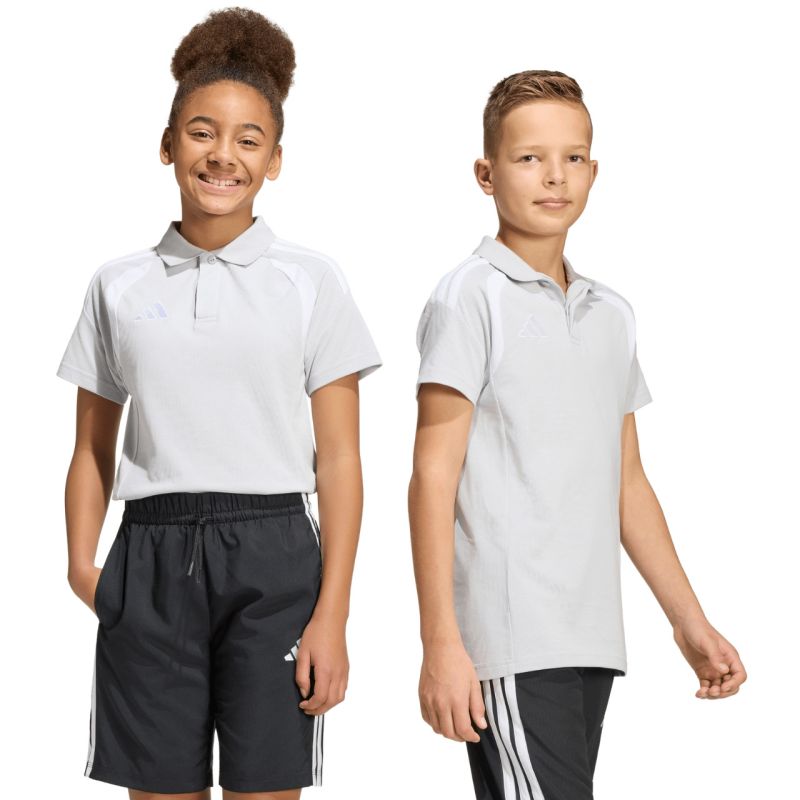 adidas Tiro 26 League Polo Shirt for Kids, Grey KF3405