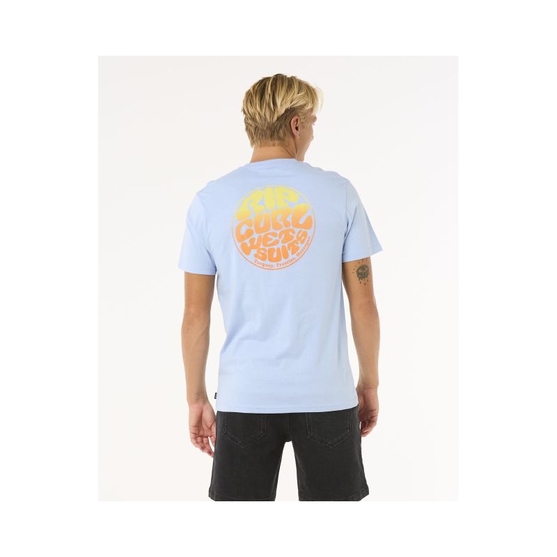 RIP CURL Wettie Passage Icon Tee Blue