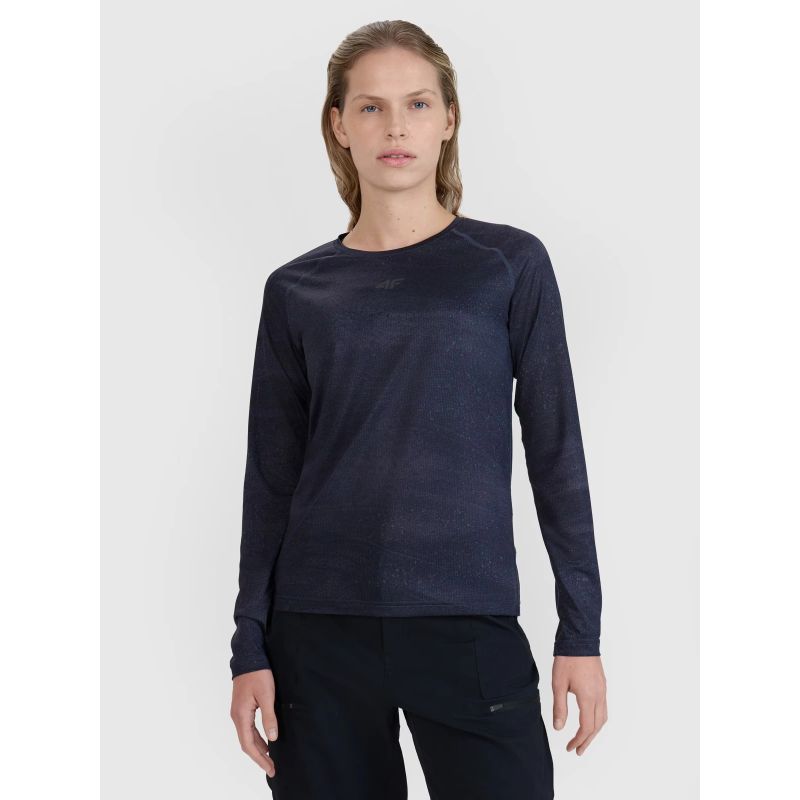 Women's quick-drying cycling longsleeve 4F 4FWSS25TFLOF344-20A *Kategoria tymczasowa Your Sports Performance