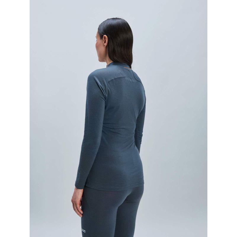 POC W's Layer Merino Mock Neck Jersey Gray