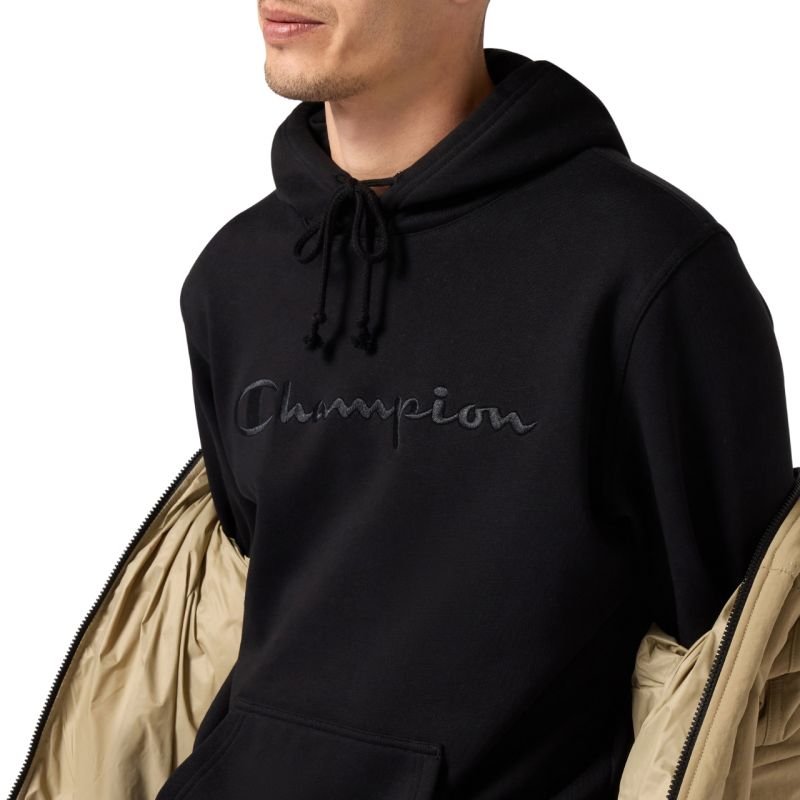 Champion Hooded Sweatshirt Men's Black 220271 KK001 In preparation Your Sports Performance