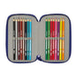 Pencil case with equipment FC Barcelona triple filled pencil case 36 PCS 412529857 Accessories/Piórniki Your Sports Performance