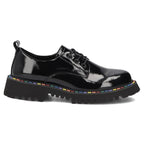 Women's patent leather shoes, black, Filippo DP8341