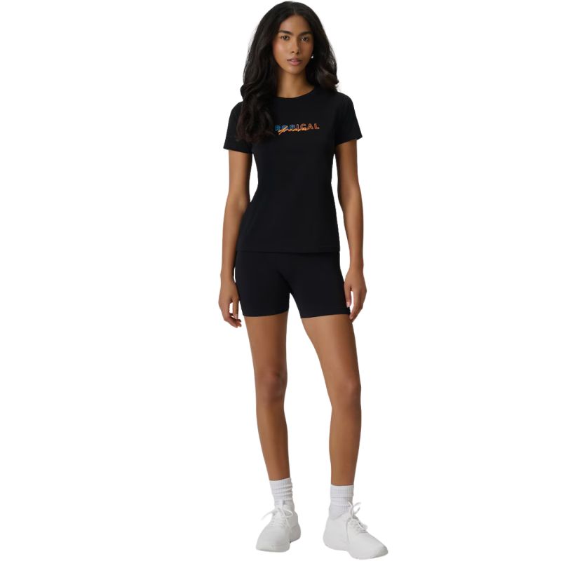 Women's T-shirt 4F F2717 deep black 4FWSS26TTSHF2717 20S