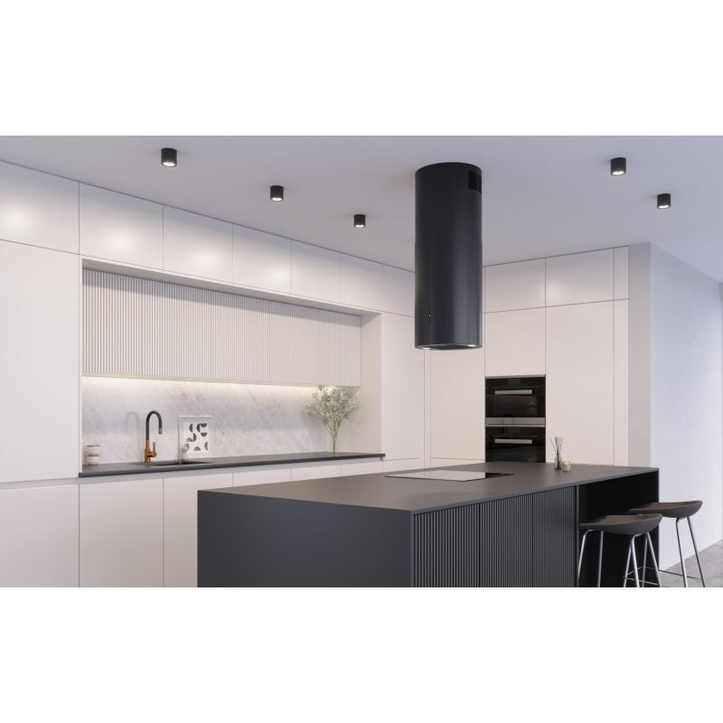 MAAN Elba2 island hood tube 39 cm black AGD - Produkty/Okapy kuchenne Your Sports Performance