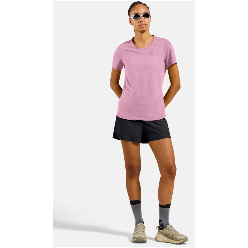 Women's ODLO Short-Sleeve T-Shirt Crew Neck s/s ESSENTIAL LINENCOOL, pink