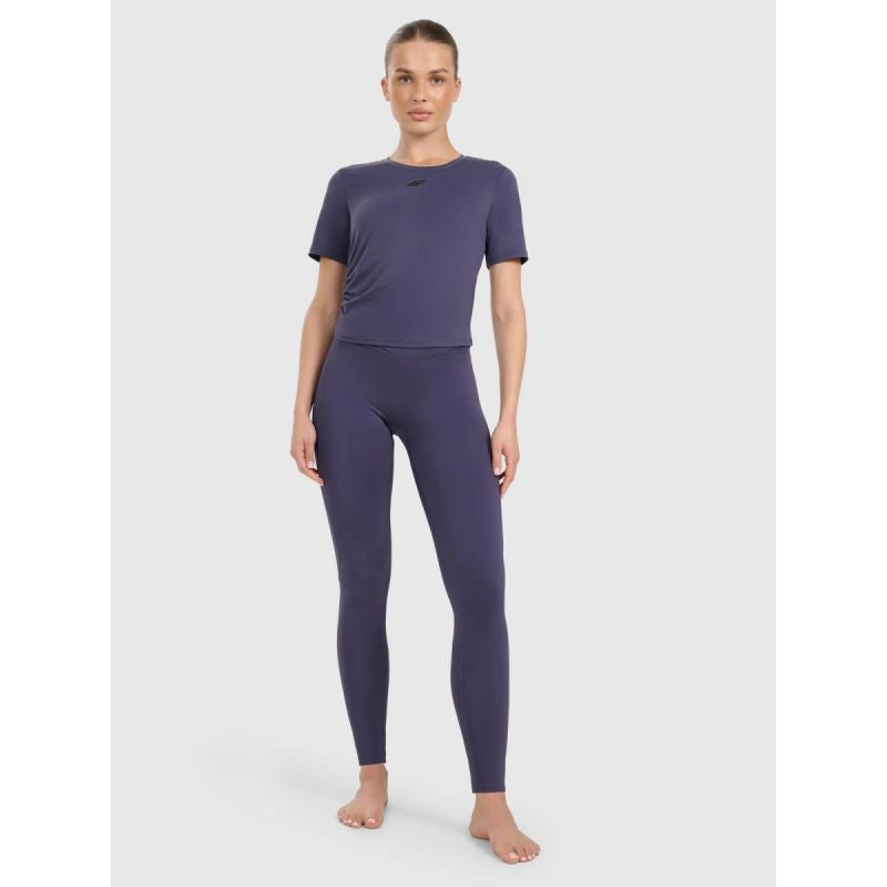 Women's quick-drying yoga and pilates top 4F 4FWAW25TFTSF1524-31S 4f