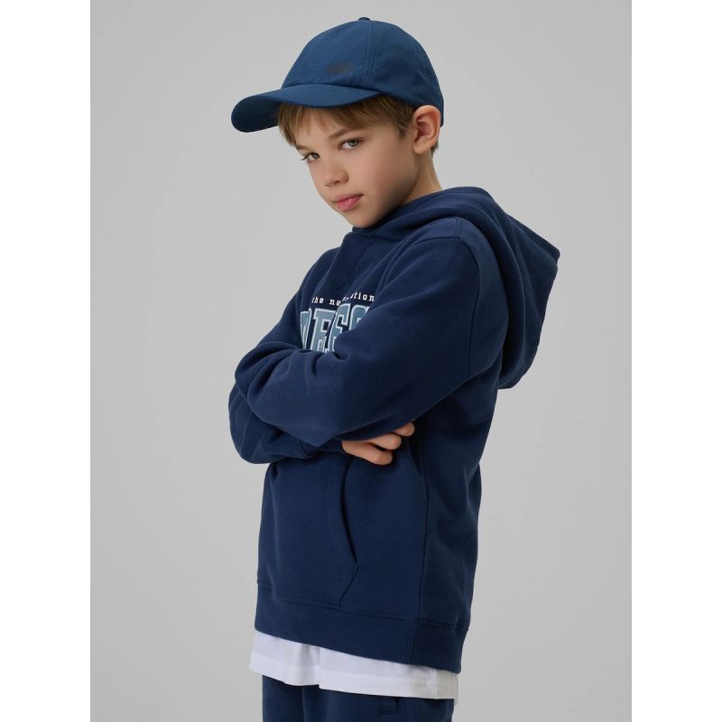 Boy's regular hooded sweatshirt 4F 4FJRSS26TSWSM2637-31S 4f