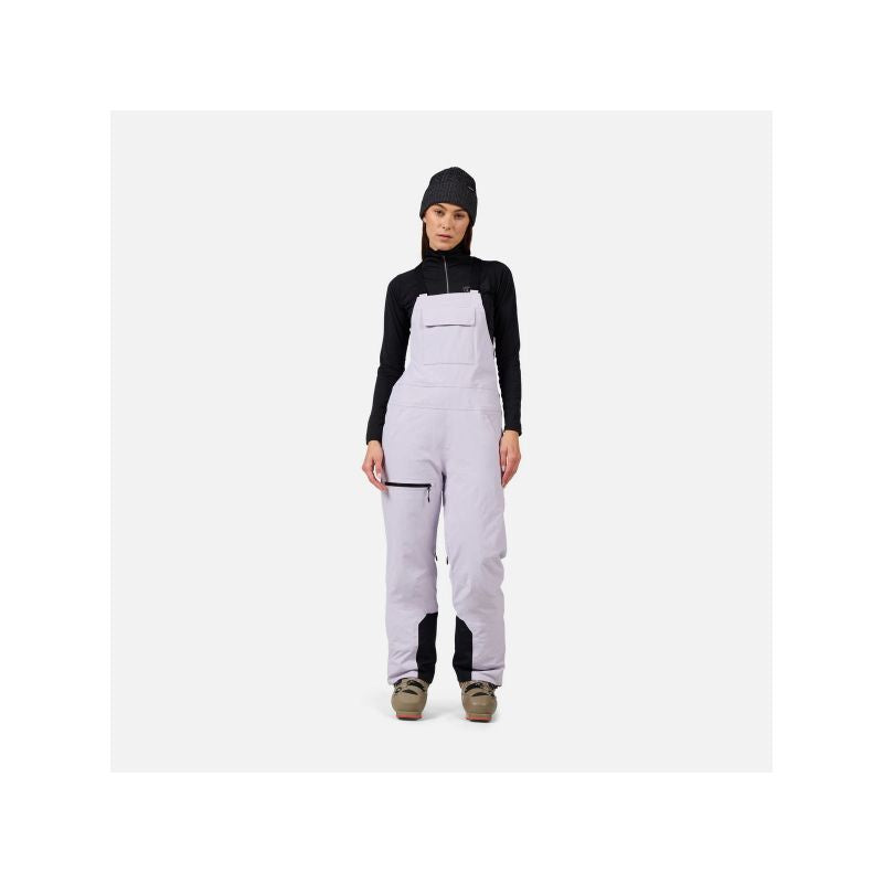 ROSSIGNOL W Outerlimits Insulated Bib Women's Ski Pants Gray