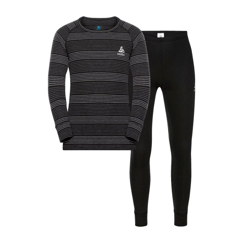 Thermal underwear - Odlo Set ACTIVE WARM Special Set size L Dark Gray Odzież militarna/Bielizna termoaktywna Your Sports Performance