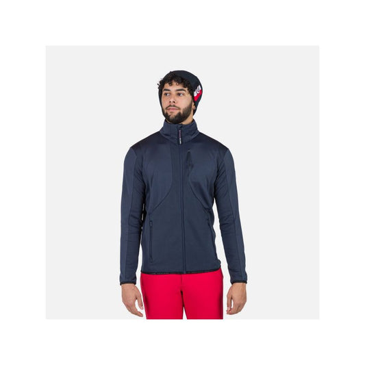 Rossignol Diretta Fleece Fz Navy Blue Sweatshirt Rossignol