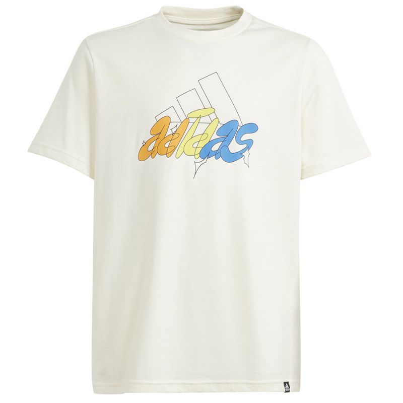 Adidas GFX Illustrated Jr T-shirt IM8337 Clothing/Lifestyle/T-shirts Adidas