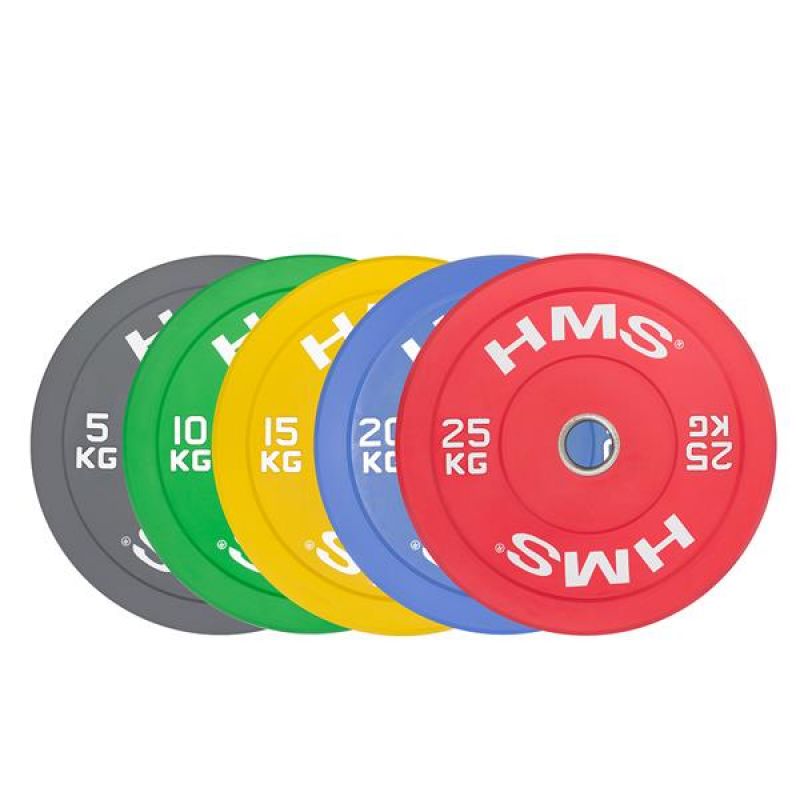 Olympic plate HMS YELLOW BUMPER 15 kg CBR15 Accessories/Training equipment Your Sports Performance
