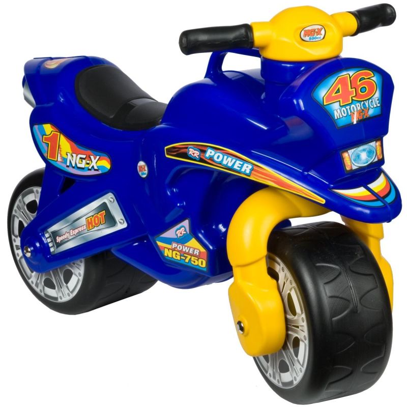 Riding toy car SPEED ENERO 68x29x49/32cm YELLOW BLUE Sport/Rowery/Rowerki Dziecięce Your Sports Performance