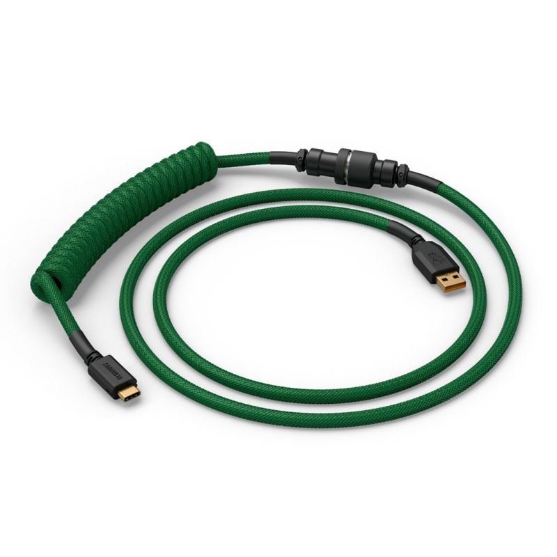 Glorious Gaming GLO-KB-ACC-CBL-COIL-FGRN Keyboard/Mouse Cable Green 1.4m Kable i adaptery/Kable USB Your Sports Performance