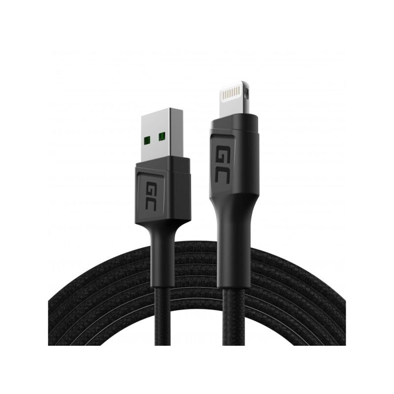 GREEN CELL KABGC18 GC POWERSTREAM USB-A - LIGHTNING CABLE 200CM, FAST CHARGING Kable i adaptery/Kable USB Your Sports Performance
