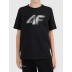 Boy's cotton T-shirt with 4F logo 4FJWMM00TTSHM3604-20S