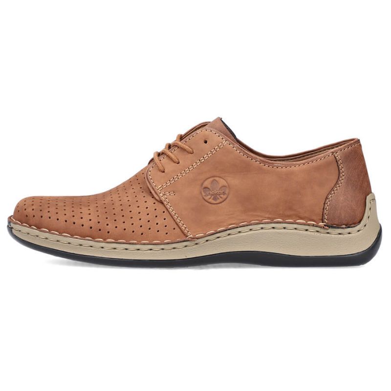 Rieker M RKR528 brown openwork leather shoes Footwear/Lifestyle Your Sports Performance