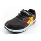 Leomil children's sports shoes Pokemon sneakers lightweight with velcro LED black