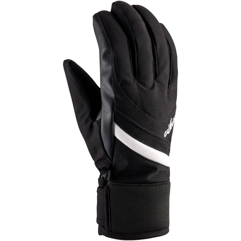 VIKING Marcena Ski Lady Women's Ski Gloves, Black and White