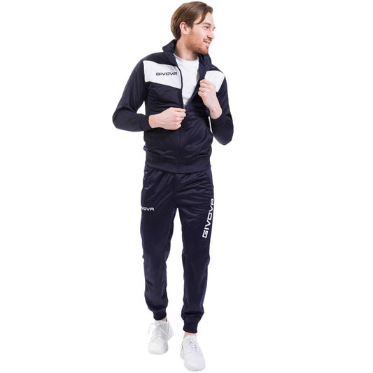 Tracksuit Givova Tuta Visa Triacetato M TR018 0403 Clothing/Football/Mężczyźni/Givova Givova