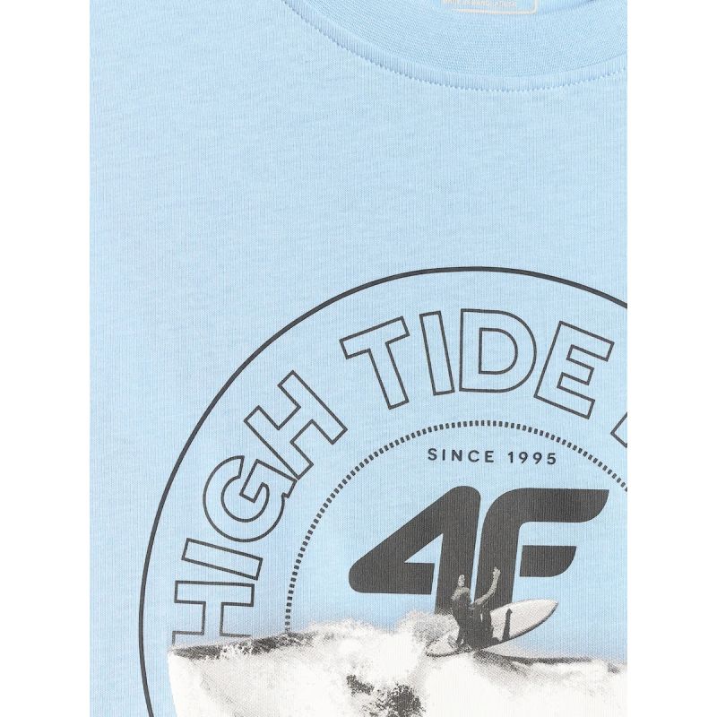 Men's regular printed T-shirt 4F 4FRSS26TTSHM4298-34S