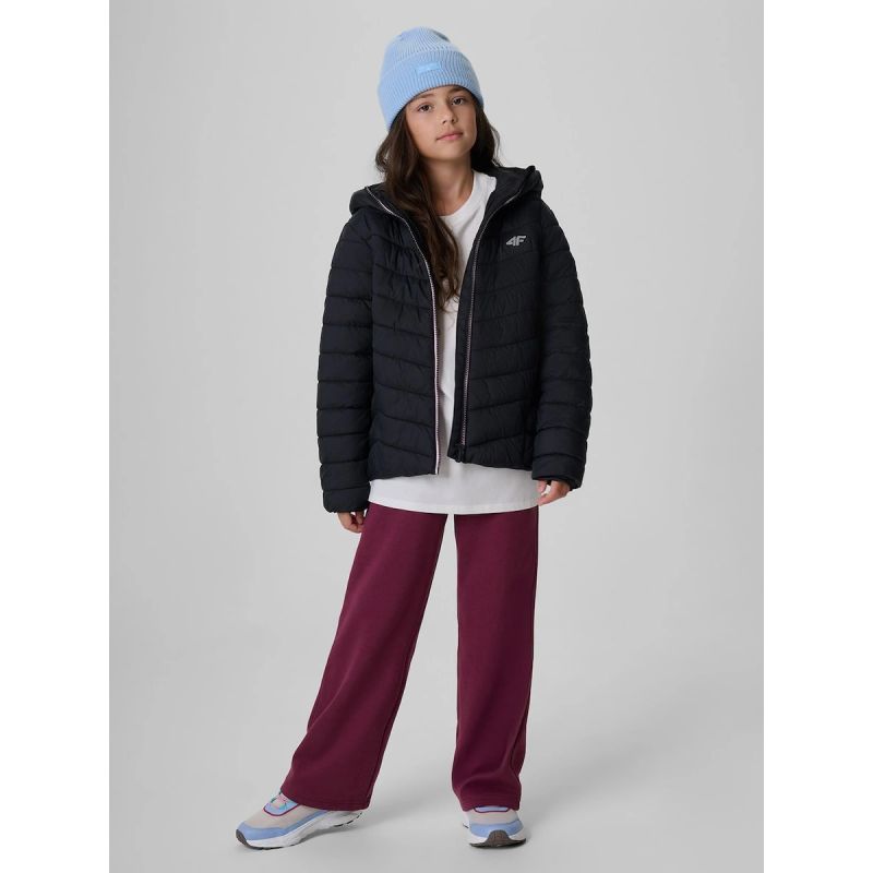 Girls' jacket with synthetic filling 4F 4FJRAW26TDJAF1054-20S
