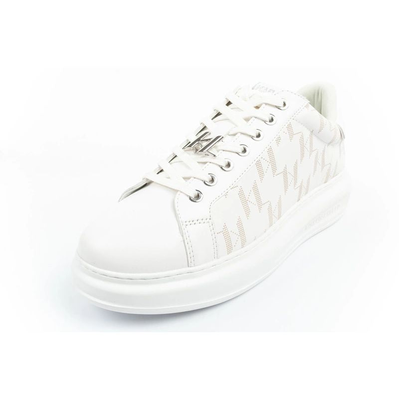 Karl Lagerfeld Kapri men's shoes sneakers natural leather white In preparation Your Sports Performance