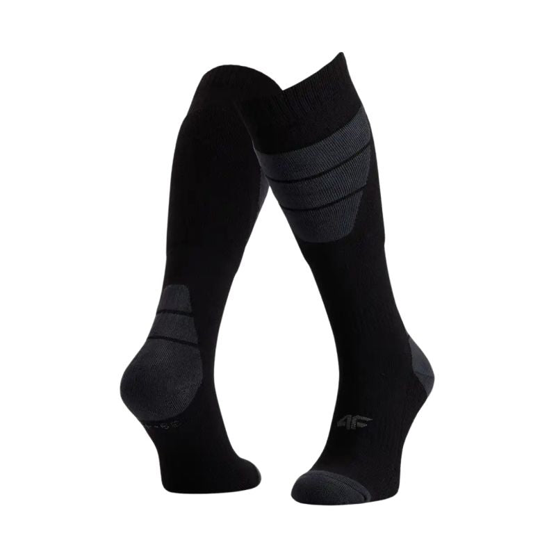 Women's ski socks 4F FNK F239 deep black 4FWMM00UFSOF239 20S In preparation Your Sports Performance