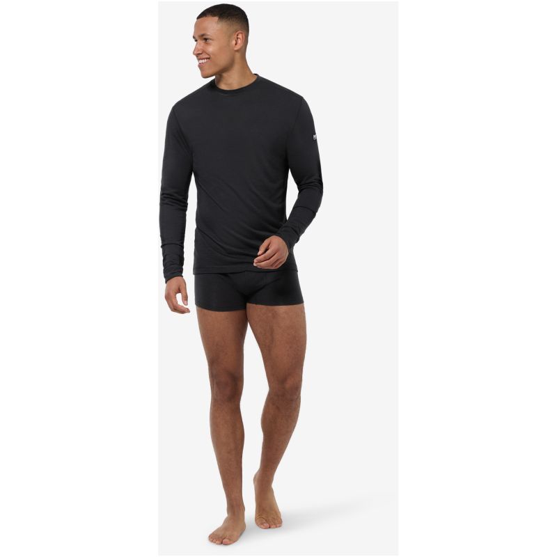 Men's Long-Sleeve Shirt SUPER.NATURAL M SIERRA140 LS black