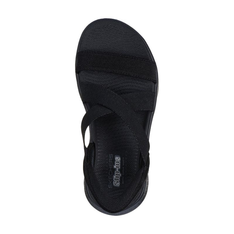 Skechers Women's GO WALK FLEX SANDAL GLIMMER UP 141489 BBK