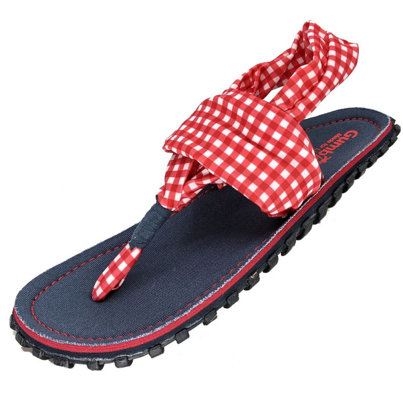 Gumbies Slingback Flip-Flops W G-SB-WN-PICNIC