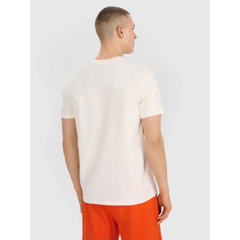 Men's regular printed T-shirt 4F 4FRSS25TTSHM3093-11S *Kategoria tymczasowa Your Sports Performance