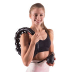 Plus size hula hoop HMS HHW12 with studs and weight, black In preparation Your Sports Performance