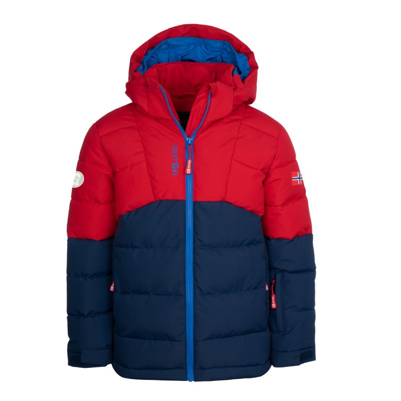Trollkids Kids Gryllefjord children's winter jacket with hood, insulated, waterproof (365-410) Trollkids