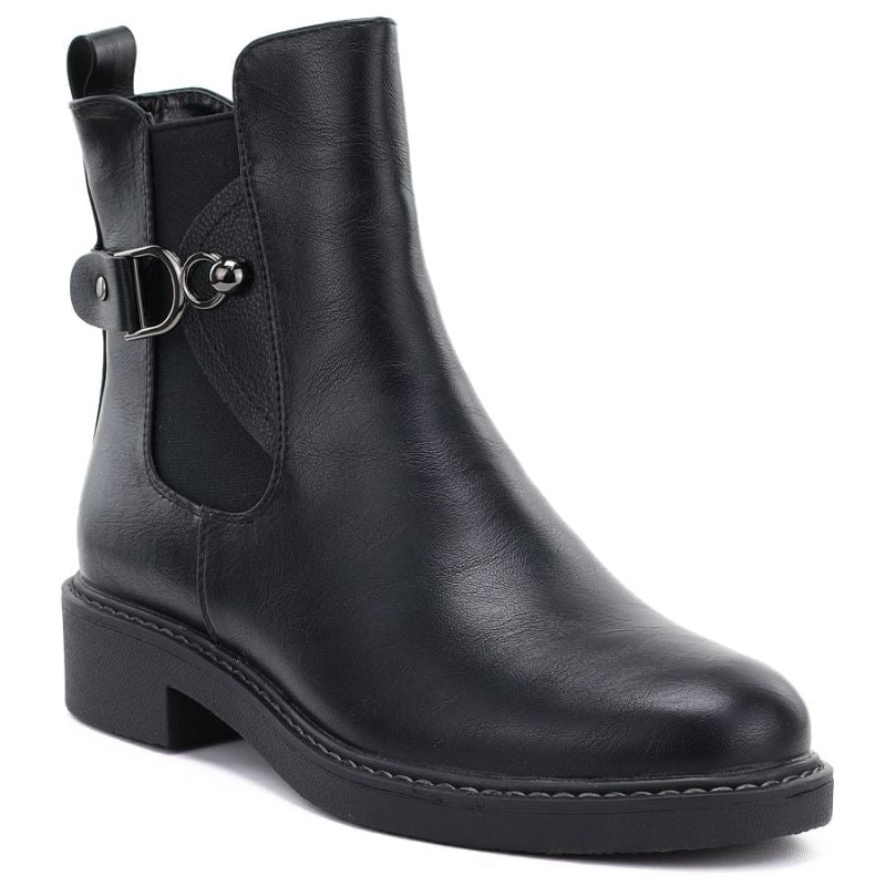 Women's ankle boots, insulated, black, M.Daszyński SA252-7