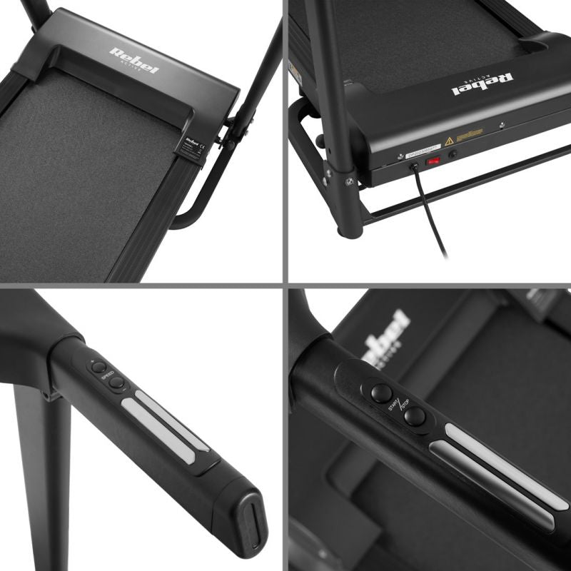 REBEL ACTIVE electric treadmill model RBA-1001 In preparation Your Sports Performance