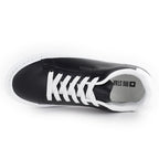 Black eco-leather low-top sneakers on the platform Big Star TT274927 To be categorized Your Sports Performance