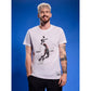 Men's regular t-shirt with volleyball print 4F 4FRAW25TTSHM3318-10S *Kategoria tymczasowa Your Sports Performance