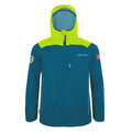 Children’s rain jacket for boys/girls Trollkids Kids Bergen Jacket petrol/lime (610-151)