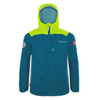 Children’s rain jacket for boys/girls Trollkids Kids Bergen Jacket petrol/lime (610-151)